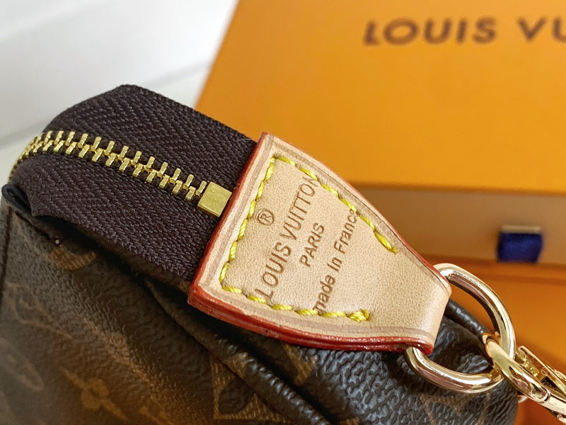 LLP23 Leather Bag 14-9-2CM Wallet With Box