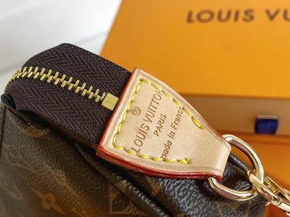 LLP23 Leather Bag 14-9-2CM Wallet With Box