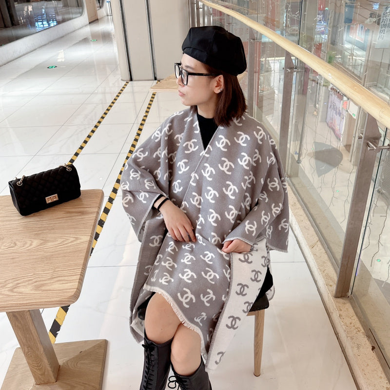 XCC43 Scarf 42% wool 42% silk 16% cotton 140-140CM blanket