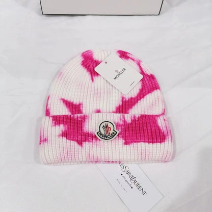 PMOH3  New tie dye multi-color core yarn knitted hat