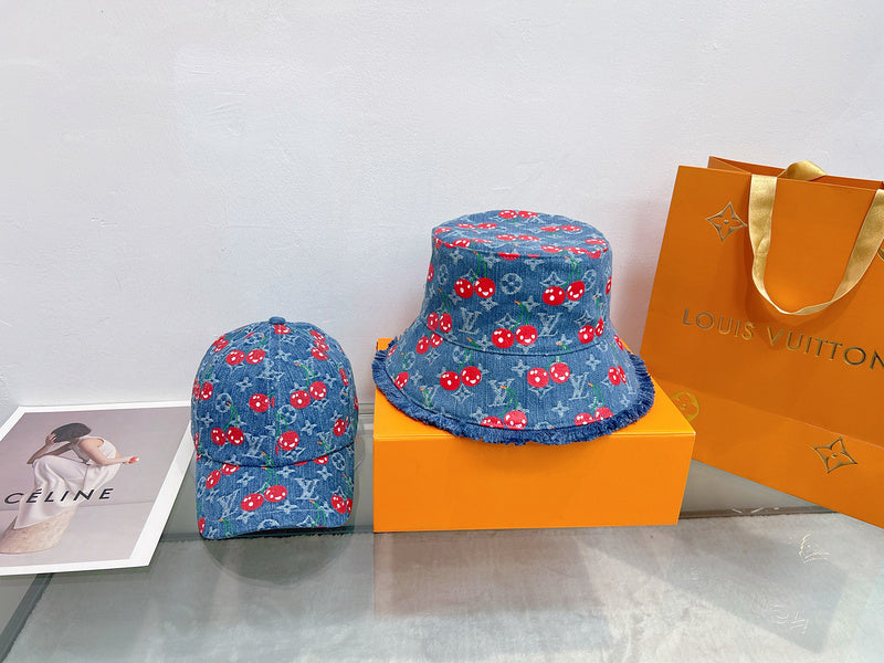LVH04 New denim fabric baseball cap sun hat
