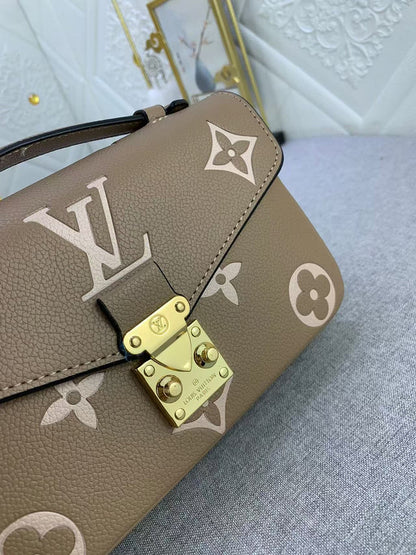 LLP040 Leather bag 21.5x13.5x6CM Bags