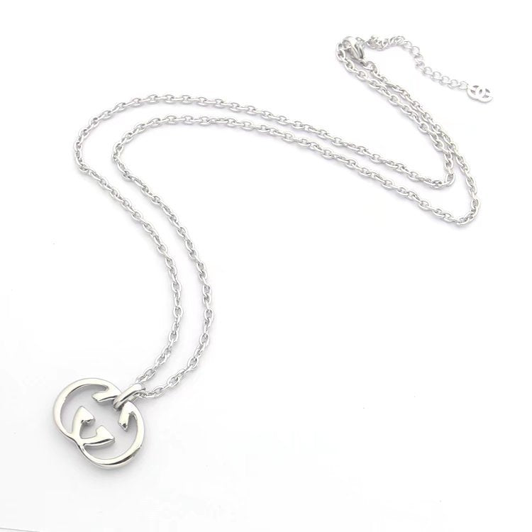 GN03   Letter Pendant Necklace Jewelry