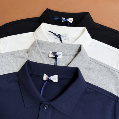 MOC024   Men's short sleeved lapel polo shirt clothing