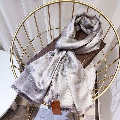 XGC19 Silk satin 70-180CM Scarf