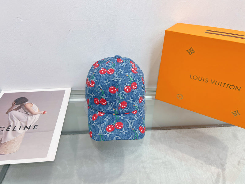 LVH04 New denim fabric baseball cap sun hat