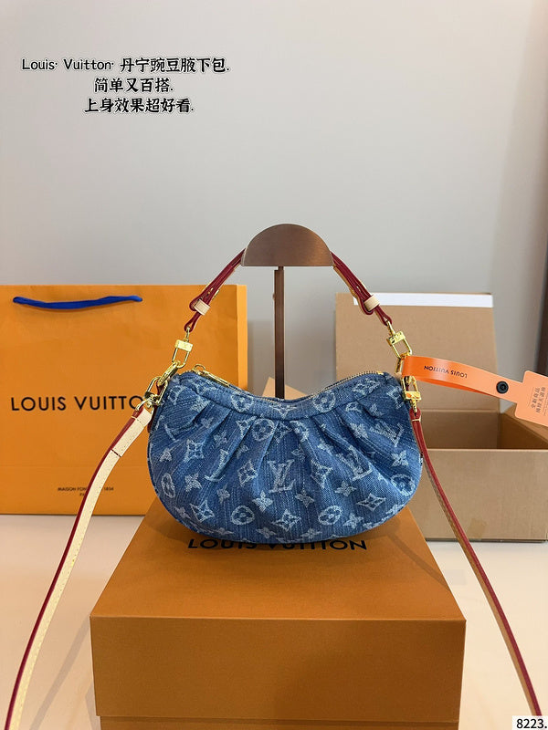 MLP39 Leather Bag 22-5-13CM Bags with Box