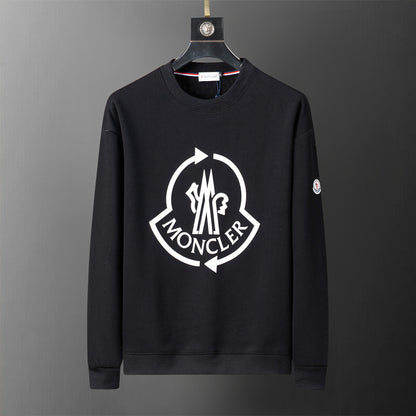 MOC037  New men's autumn and winter double-sided cotton new pullover hoodie clothing