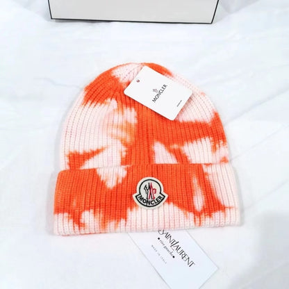 PMOH3  New tie dye multi-color core yarn knitted hat