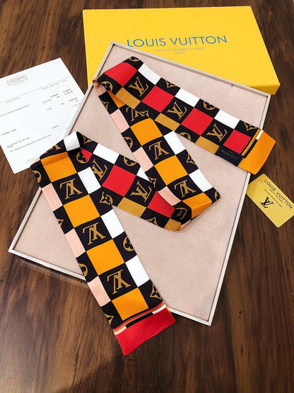 XLC7 Silk satin 8-120CM scarf