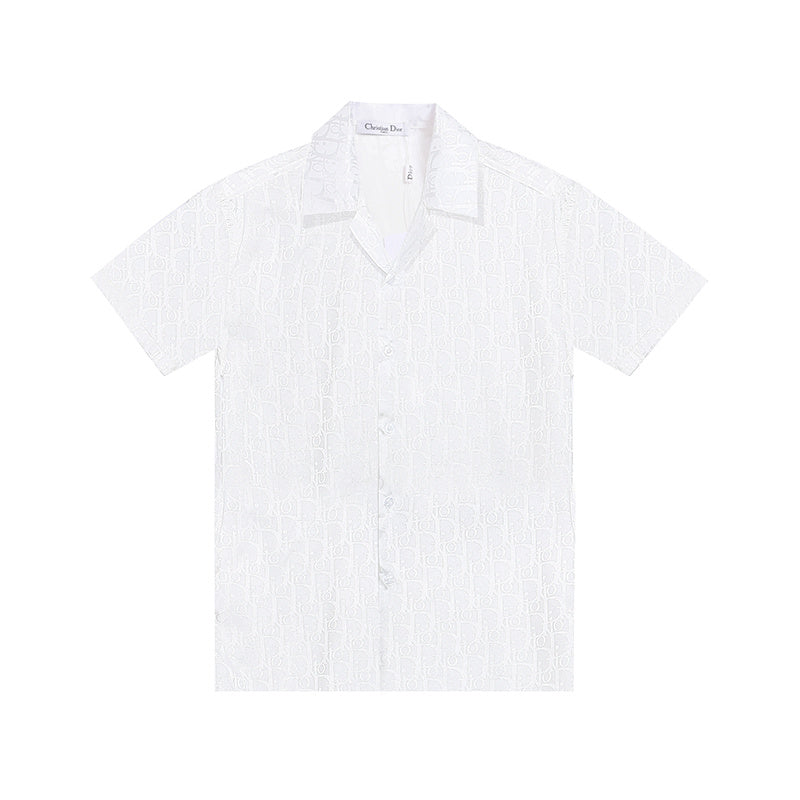 DIC112 New men's summer short sleeved collared shirt clothing