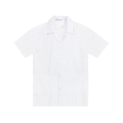 DIC112 New men's summer short sleeved collared shirt clothing