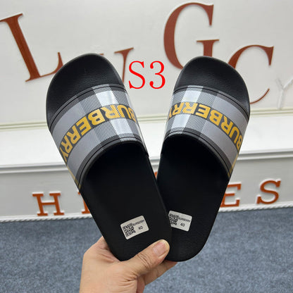 YBS01 Couples slipper Leather Shoes 36-46 with box