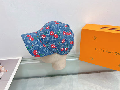 LVH04 New denim fabric baseball cap sun hat