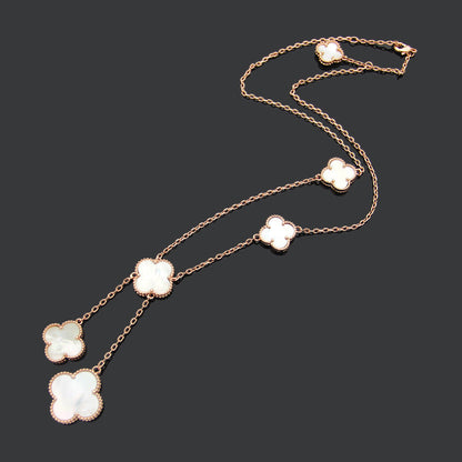VAN24 Clover Shell Necklace gold plated necklace for women  Jewelry
