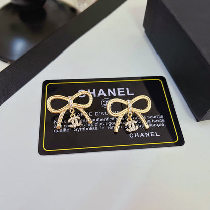 A1040   Women's bow earrings jewelry