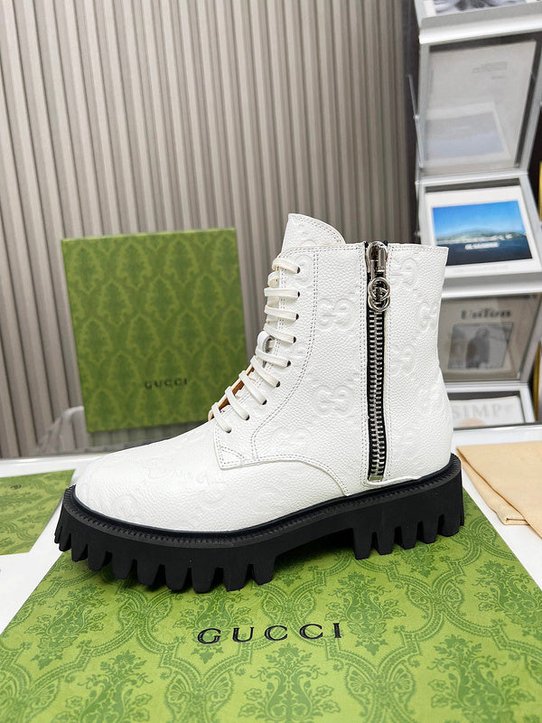 HJGS1 Leather Shoes Women 35-41 with box