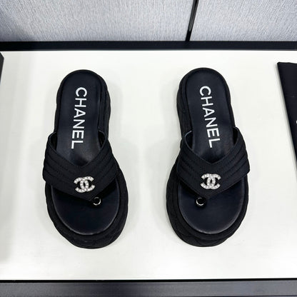 MBCS15 Leather Slippers Size 35-40 Shoes with Box