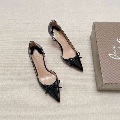 MBCL2 Women Heel 6CM 8CM 10CM Leather shoes 35-41 with box