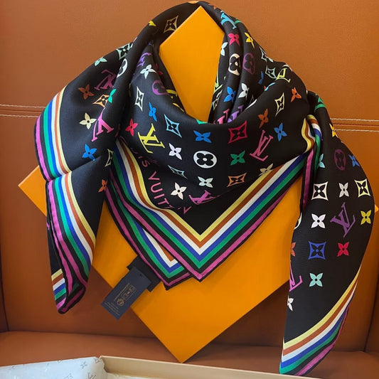 XLC29 Silk satin 90-90CM Scarf