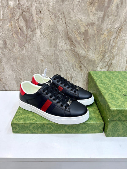 OGS15 Leather women 35-41 And men 40-45 shoes With box