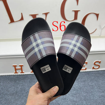 YBS01 Couples slipper Leather Shoes 36-46 with box
