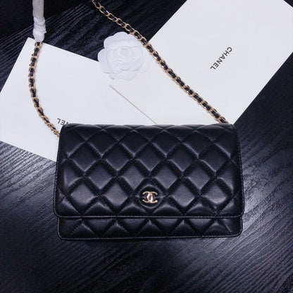 XCP018 Bag leather 19-13-4CM Bag Gold
