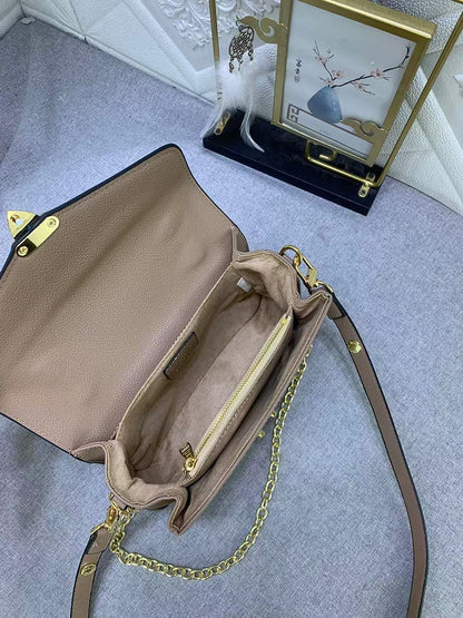 LLP040 Leather bag 21.5x13.5x6CM Bags