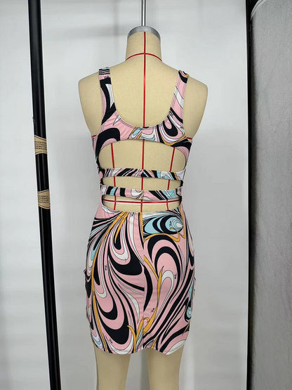 PUC03  Women's swimsuit one-piece skirt