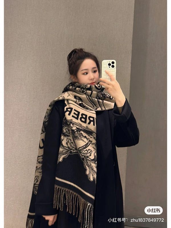 XBC7 Wool Cashmere Scaft Can choose Box