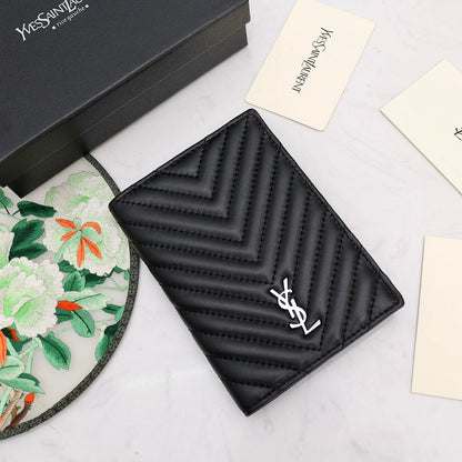 LYP34 High quality leather 10X14CM wallet with box