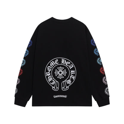 KLC21 New men's and women's pure cotton long sleeved casual clothes