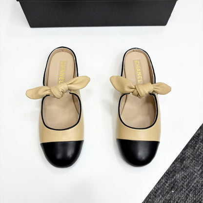 MBCS11 Leather Slippers Size 35-40 Shoes with Box