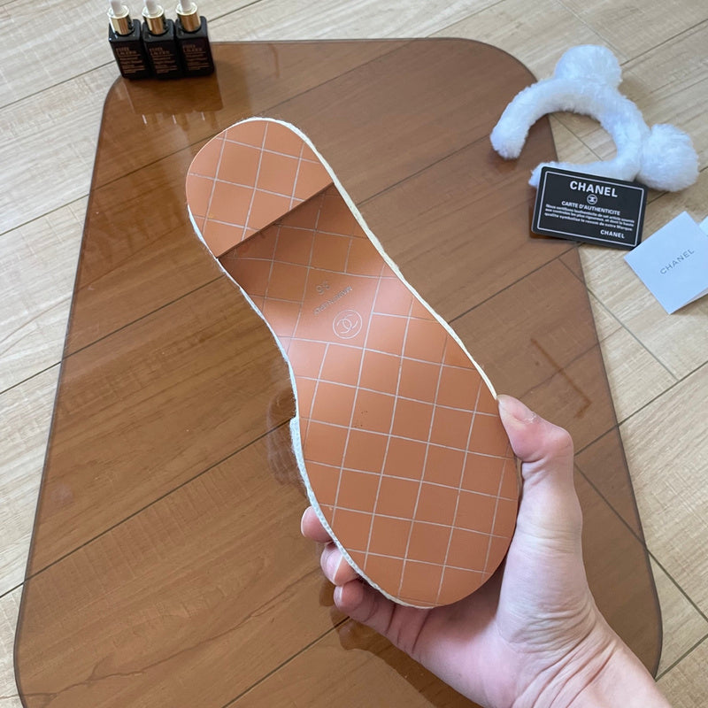 MBCS12 Leather Slippers Size 35-41 Shoes with Box