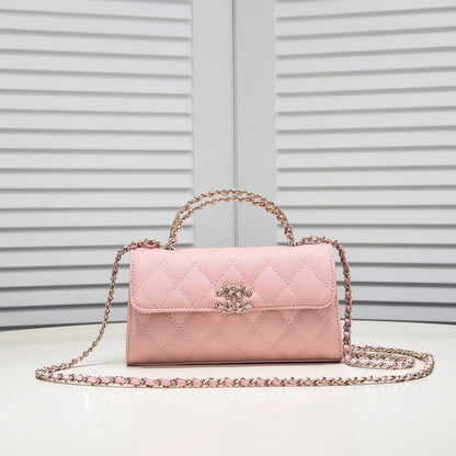 LCP01 Leather shoulder bag 19-10-4.5CM Bags