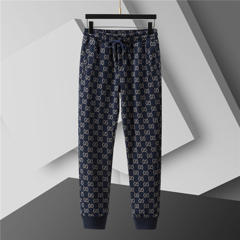 GUC0101 New men's spring and autumn thin style outerwear+long pants pure cotton casual suit clothing