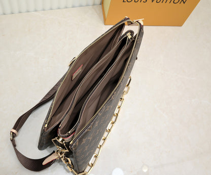 LLP027 Leather bag 26-20-12CM Or 34-24-12CM Bags