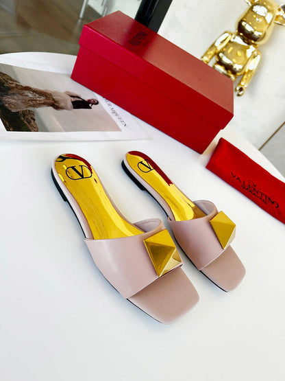 SHVS2 Women slipper  Shoes Rubber sole or leather sole with all packing