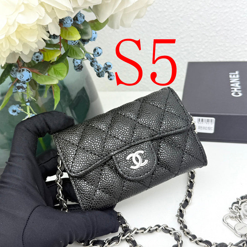 LCP04 Wallet Bag 13.1-7.5-2.1CM Leather bags with box