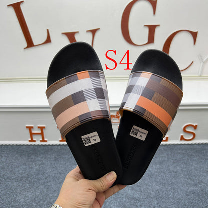 YBS01 Couples slipper Leather Shoes 36-46 with box