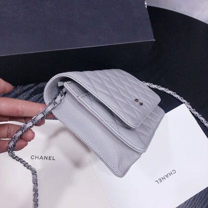 XCP015 Bag leather 19-13-4CM Bag Silver