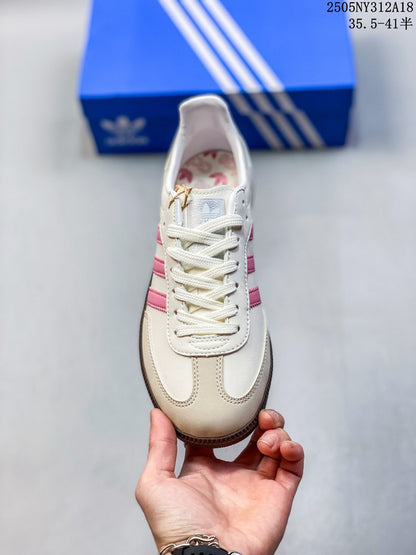 BAS41 Leather Shoes Women 36-41 with box