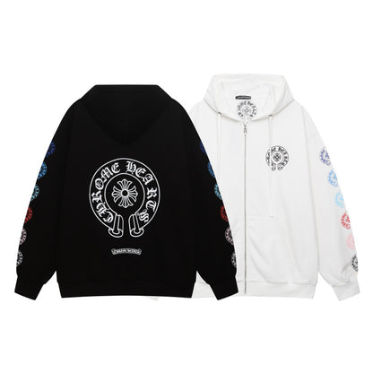 KLC24  New men's and women's high-quality spring and autumn hoodie hooded sweatshirt Clothing