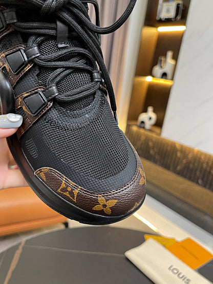 OLS29 Leather Women 5.5CM Shoes 35-42 with box
