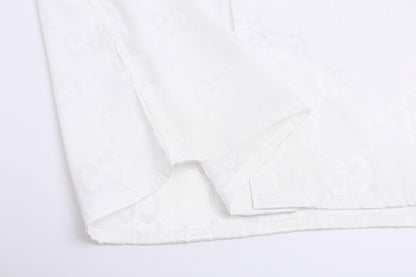 GUC081  New men's summer short sleeved collared shirt clothing
