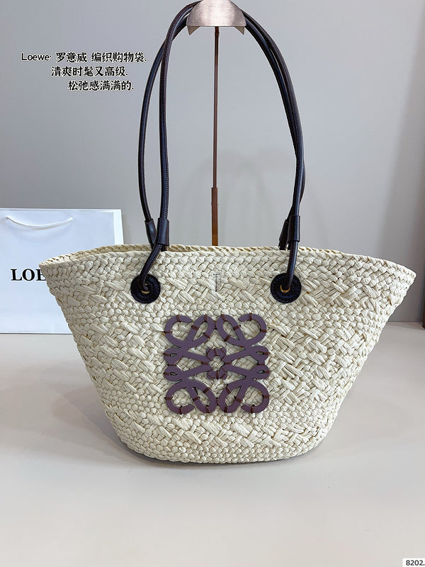 MLOB1   Handbag woven vegetable basket bag 28 * 18 * 25cm