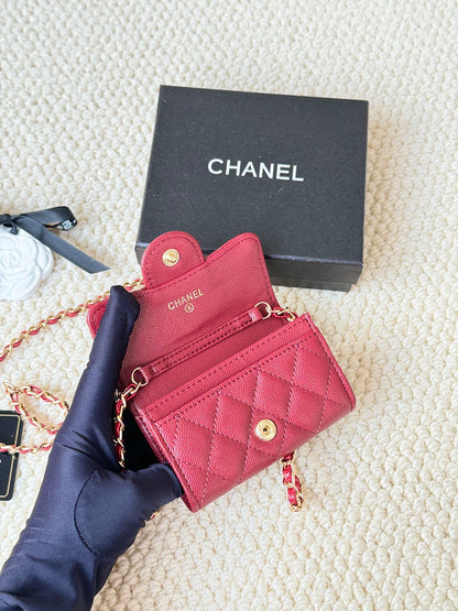 LCP02 Wallet Bag 13.1-7.5-2.1CM Leather bags with box