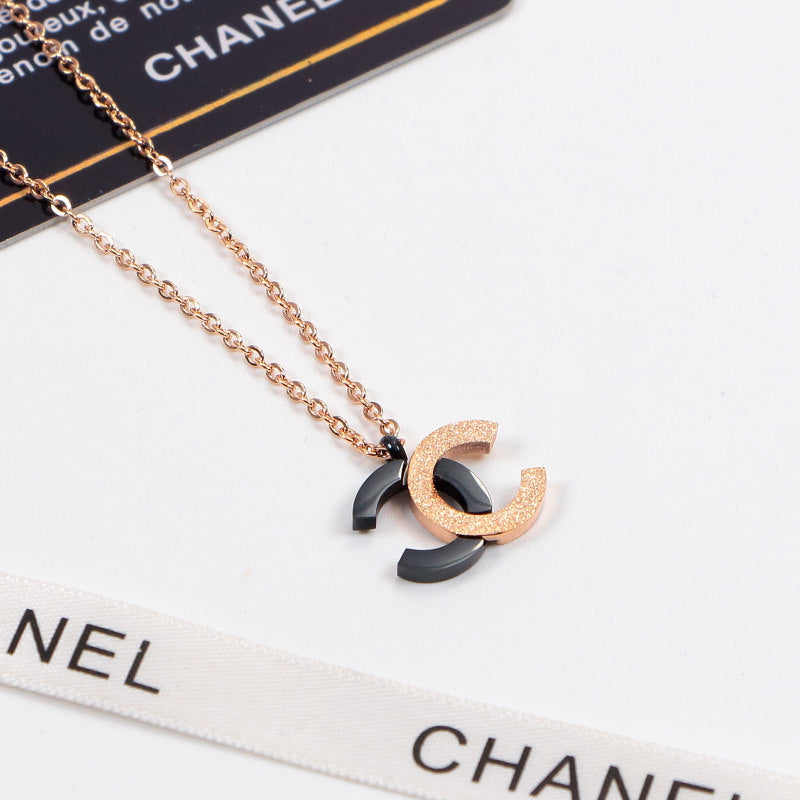 CHN8 Necklace 316L steel plating gold Jewelry