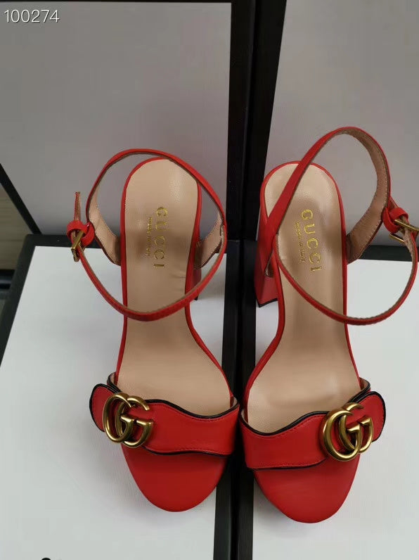 OGS4 Women real leather 8 Or 10CM shoes size 35-42 with box