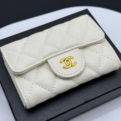LCP34 Wallet Bag 11-7.5-2CM Leather bags with box